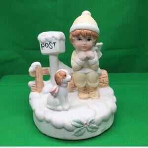 Jamestown China Christmas Gift Gallery Porcelain Figurine Holiday